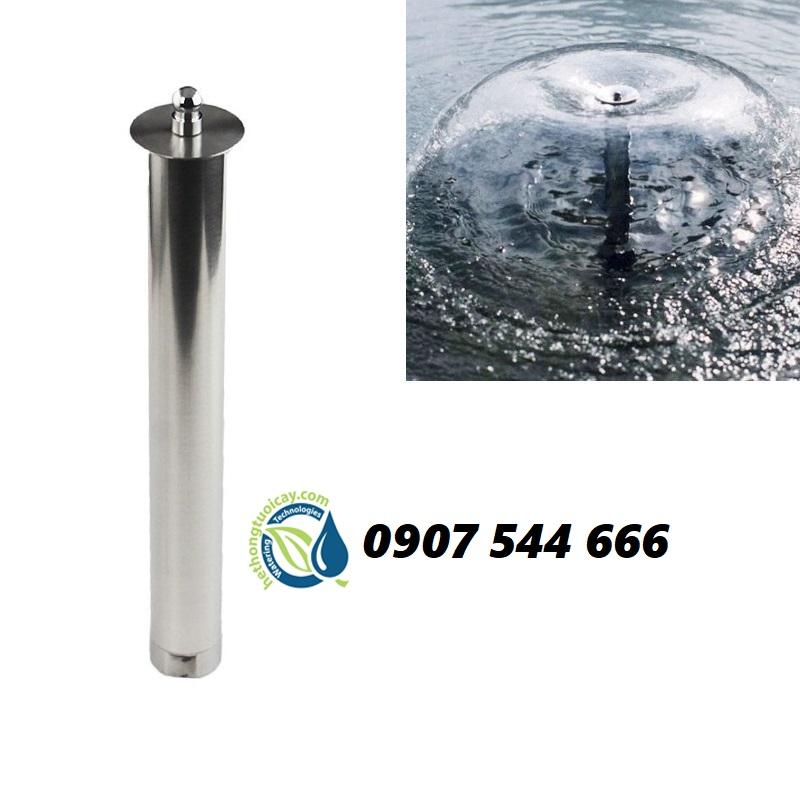 Đầu phun nước hình dù phi 21 INOX