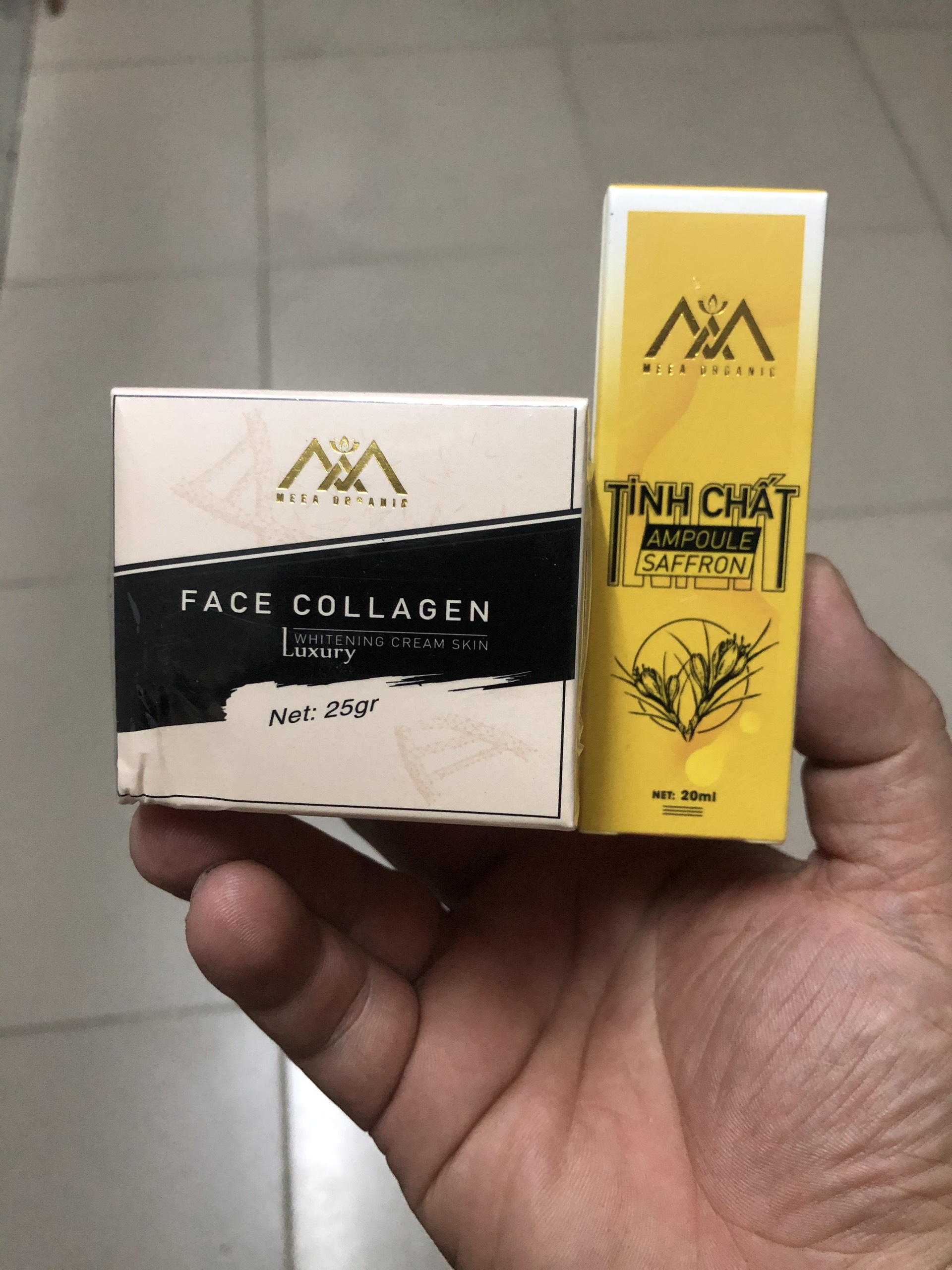 Combo Face Kem Cá Hồi và Tinh Chất Saffron