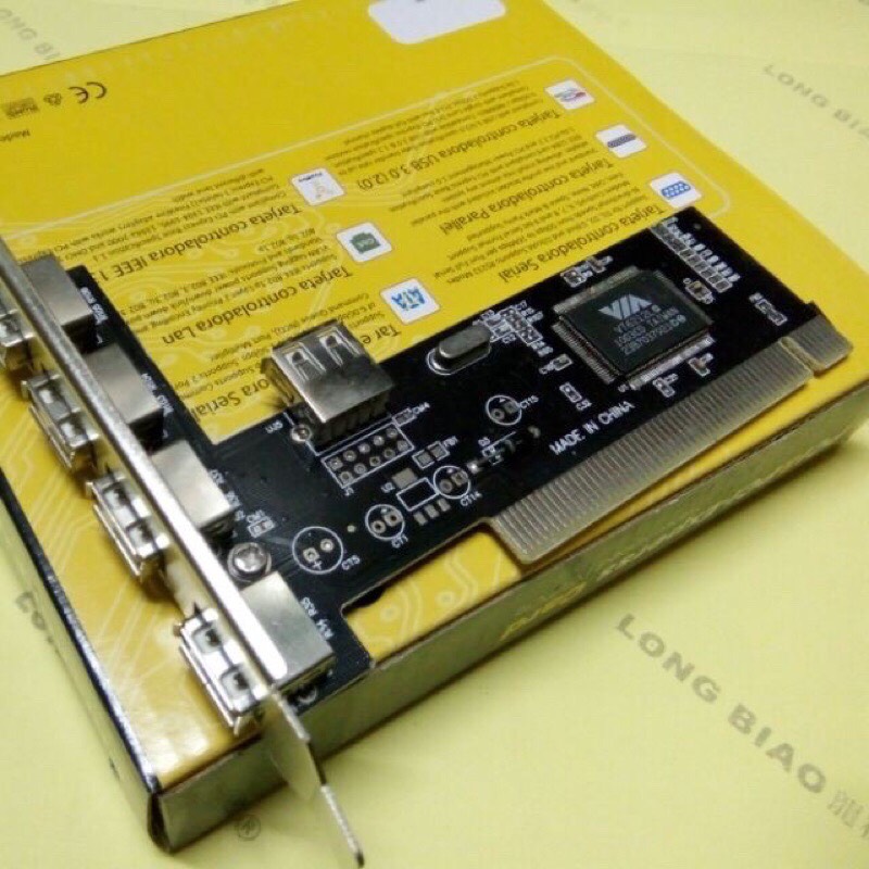 Card PCI ra 4 cổng USB cũ tháo case