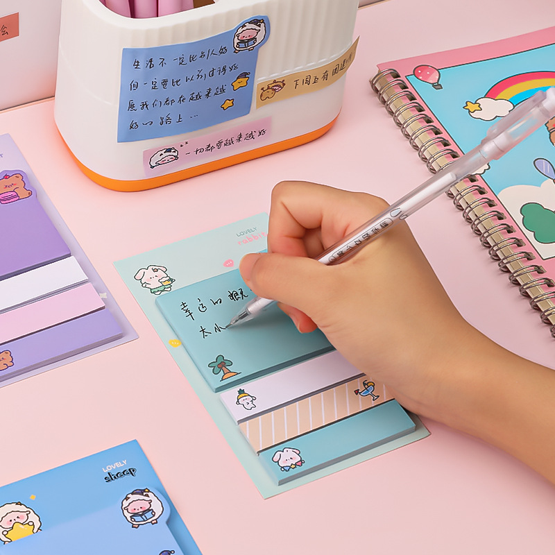 Giấy Note Ghi Chú Có Keo , Set Giấy Note Dễ Thương Mẫu 2023