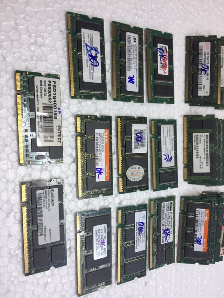 Ram DDR1 Laptop 256Mb Bus 333 / 400