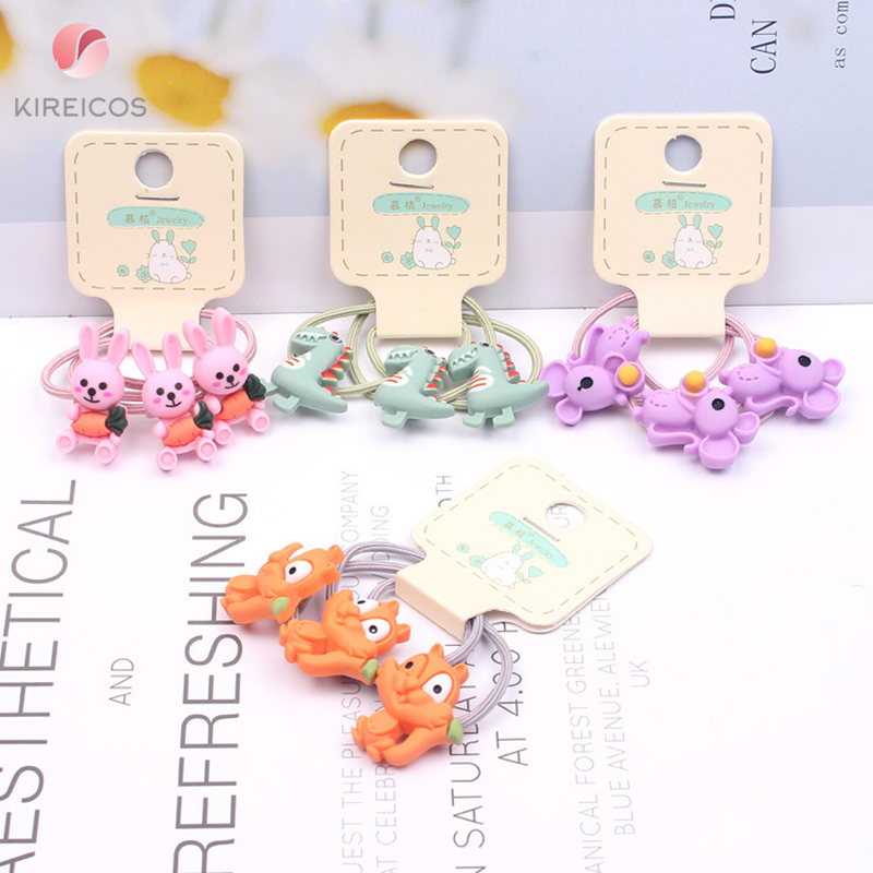 [HCM]Set 3 Dây Cột Tóc Thú nhiều Mẫu Cho Bé  B192