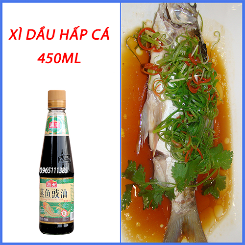 Xì Dầu Hấp Cá Hải Thiên 450ml