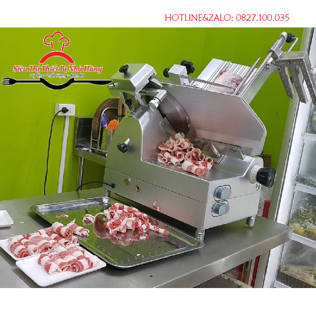 [Trả góp 0%]Máy Thái Thịt Đông Lạnh Tự Động SL 300B
