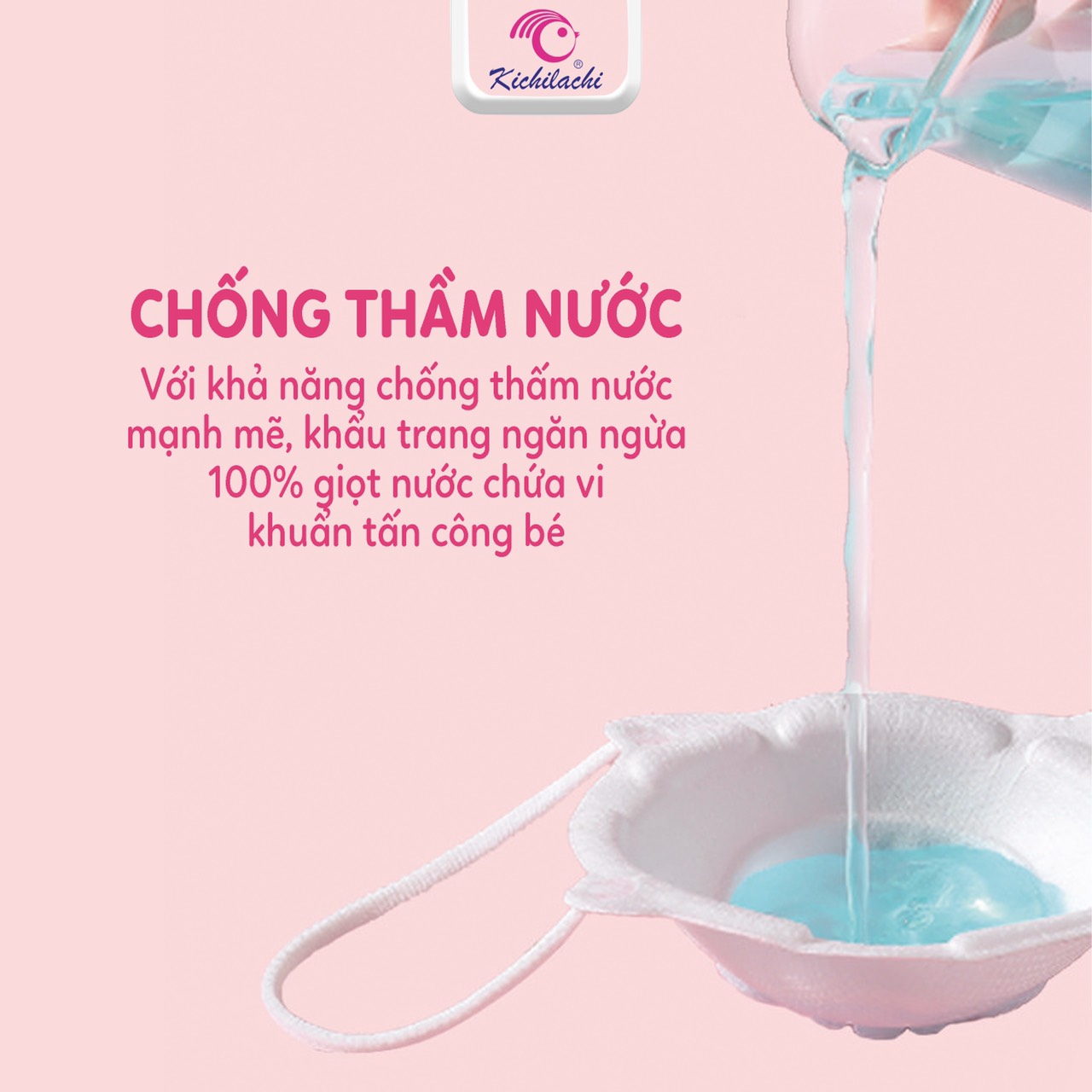Set 3 khẩu trang gấu Kichi