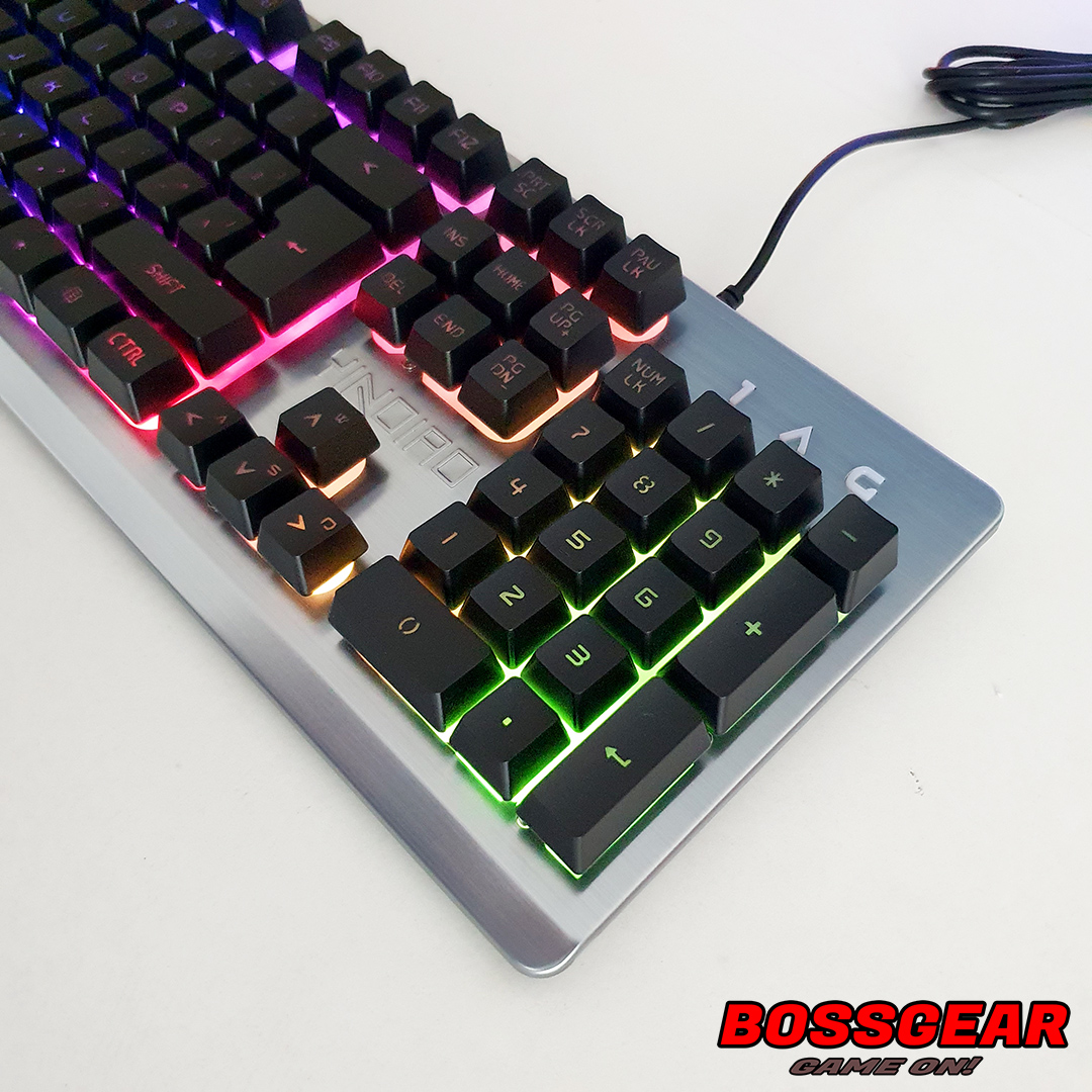 Bàn phím giả cơ Langtu K002 RGB ( 9 chế độ, LED theo nhạc. Chống Nước )