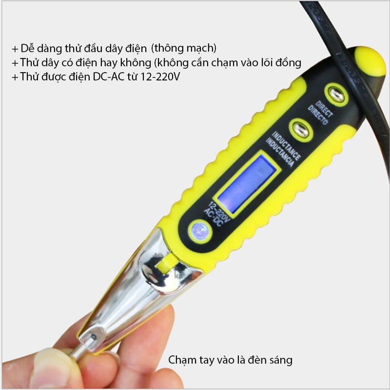 Bút thử điện thông minh đa năng có đèn Led