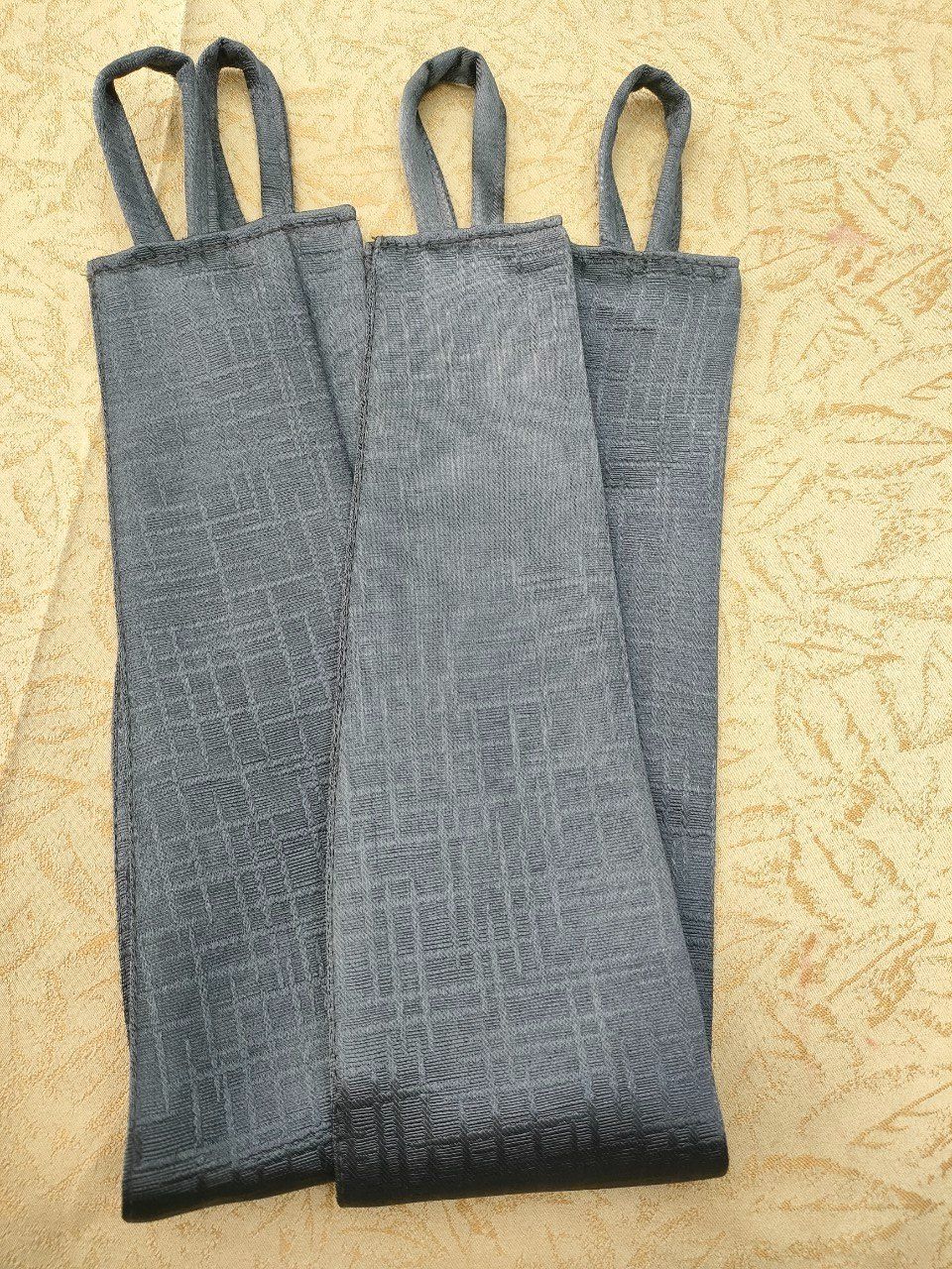 Dây buộc rèm màu xám đậm Vải polyester trang trí nhà cửa
