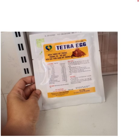 Tetra EGG đẻ trứng to-vỏ dày cho gà đá 100g