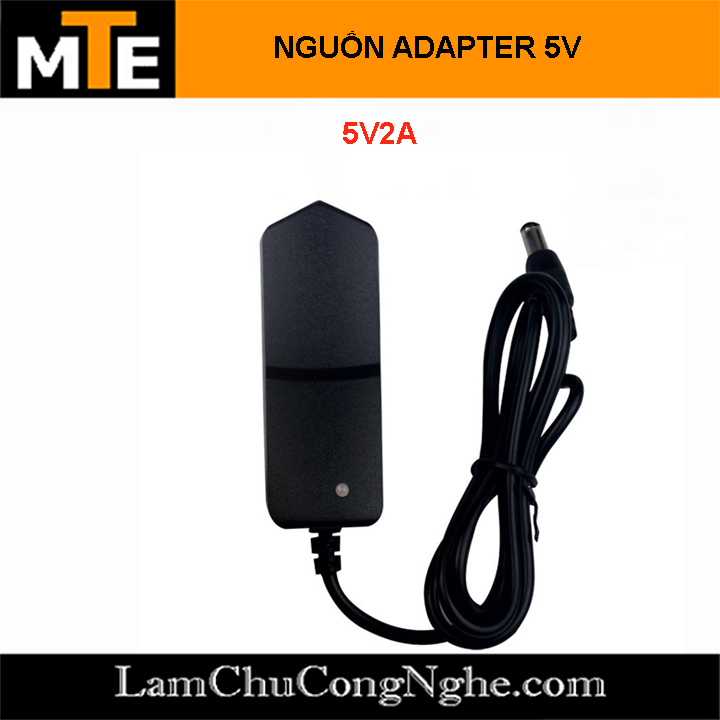 Nguồn adapter 5V 1A, 2A jack DC 5.5 x 2.1 mm