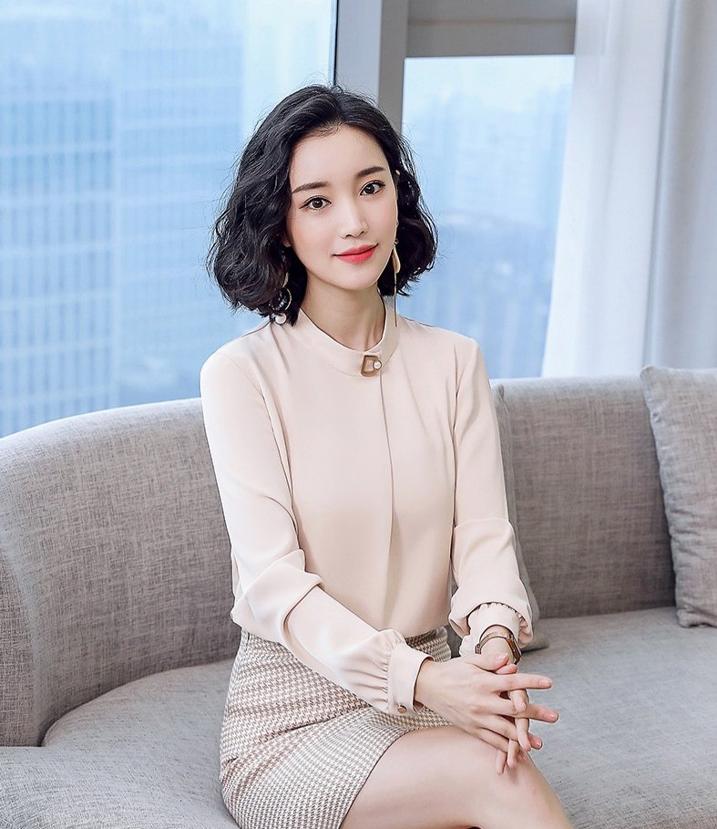ÁO KIỂU CỔ CÁCH ĐIỆU TAY DÀI💕𝑭𝑹𝑬𝑬𝑺𝑯𝑰𝑷💕[Giá gốc tận xưởng]