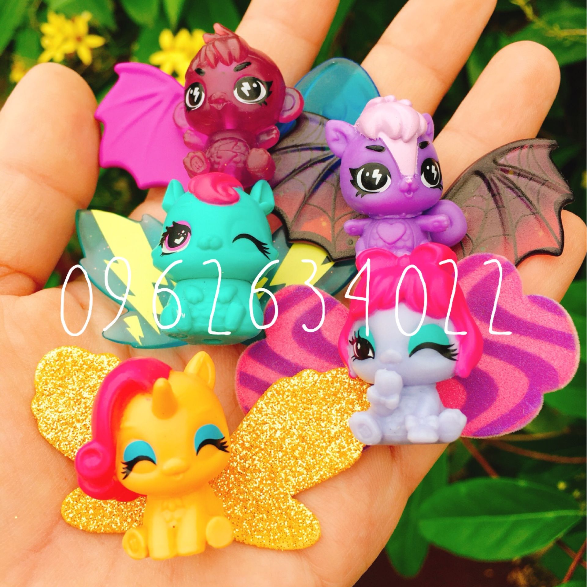 Trứng Hatchimals (đựng giỏ tre làm quà tặng bé) - giỏ 15 trứng không trùng mẫu thú