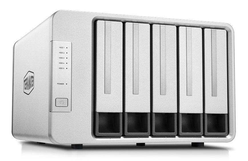 Bộ lưu trữ DAS TerraMaster D5-300C RAID 2+3, USB Type-C, 5 khay ổ cứng RAID
