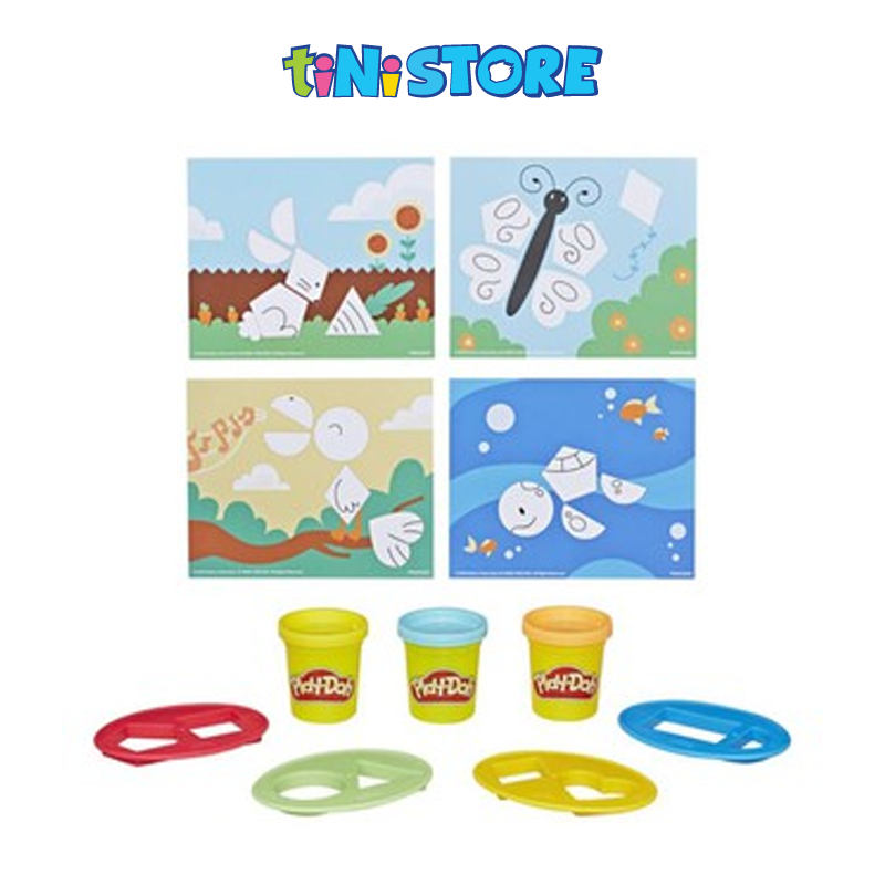 Bộ đồ chơi Hasbro đất nặn hình học cơ bản Play-Doh E3731