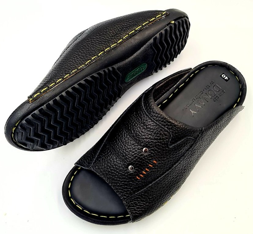 DÉP QUAI NGANG DA BÒ 100% CAO CẤP - SHOP KINSON