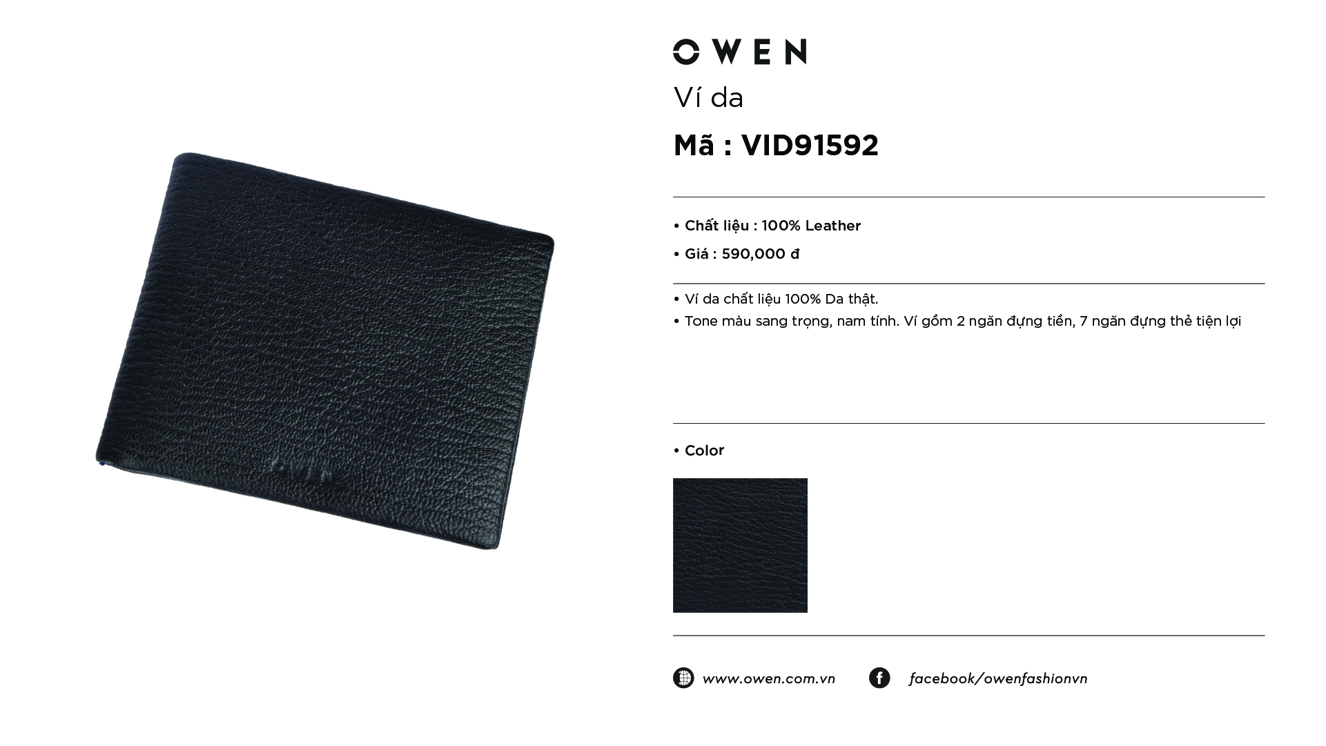 VÍ DA NAM OWEN- VID91592