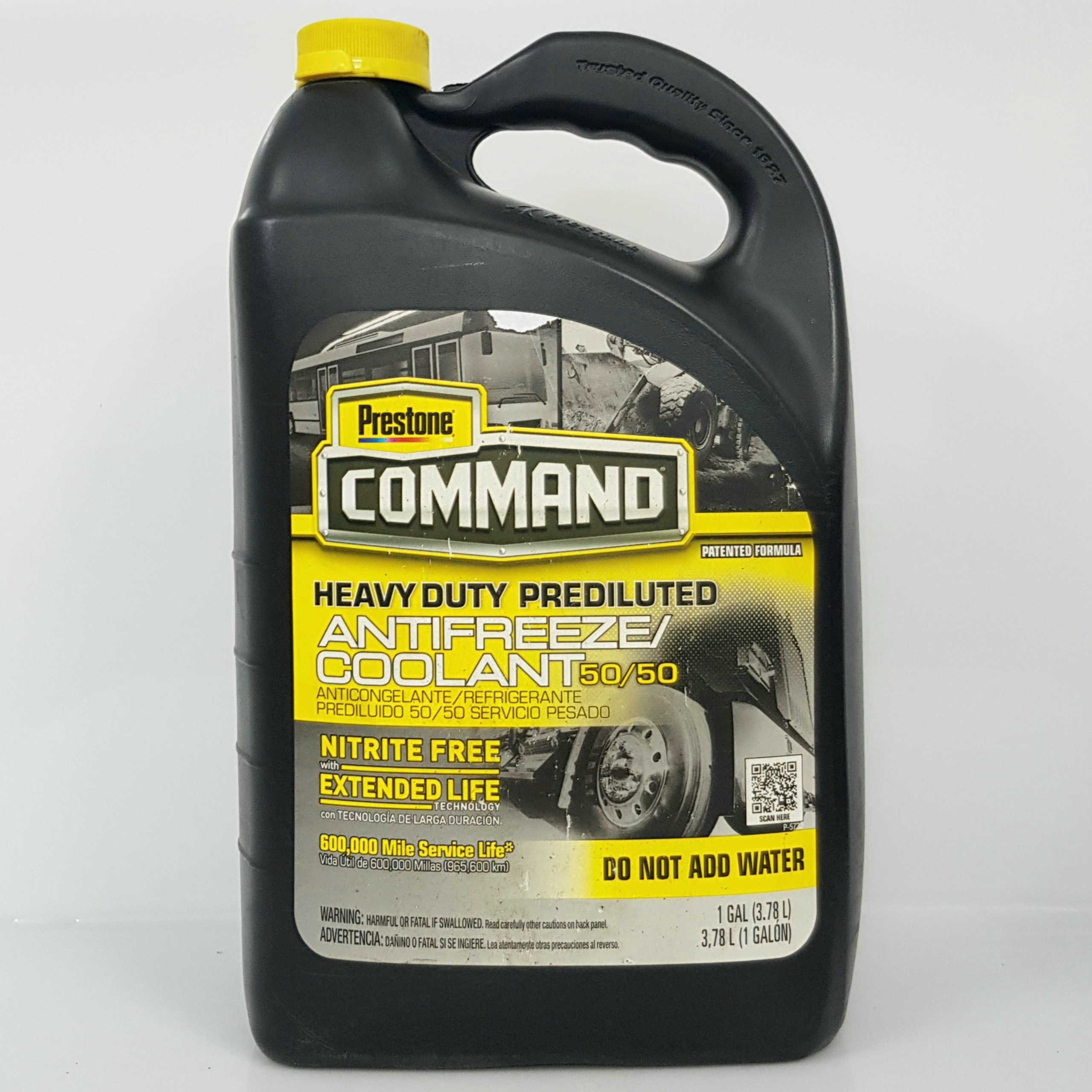 Nước làm mát màu vàng Prestone Command Coolant 50/50 3.78L