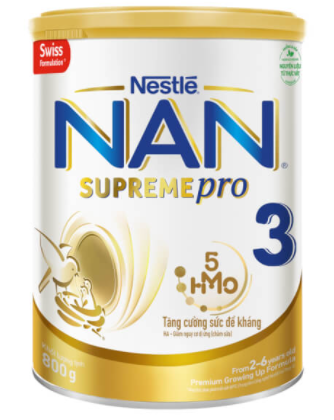 Sữa Nan Supreme Pro 5HMO số 3 800g (2-6 tuổi) date 2024
