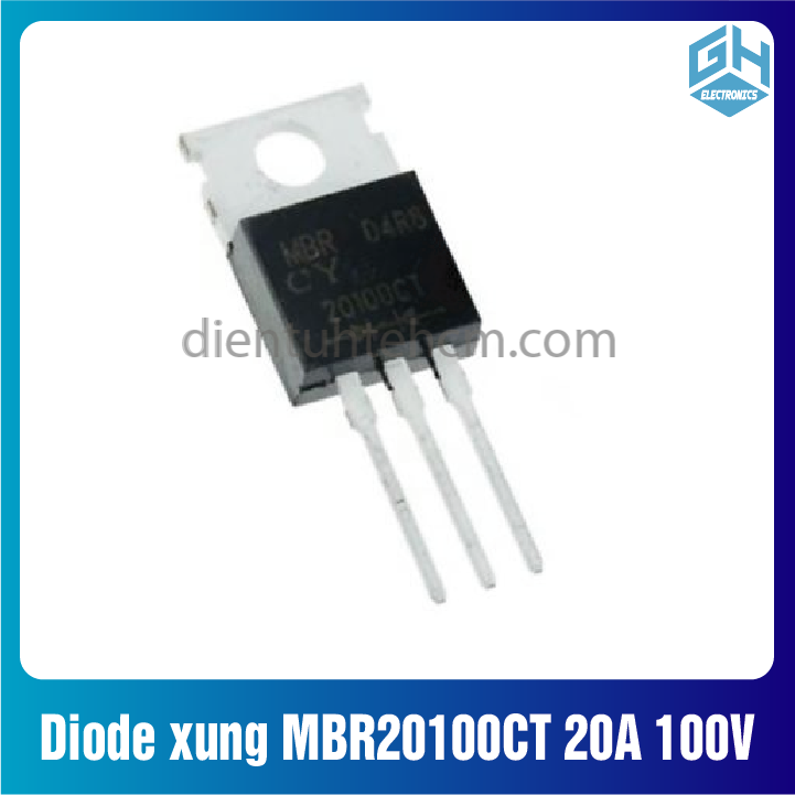 Combo 2 con Diode xung MBR20100CT 20A 100V