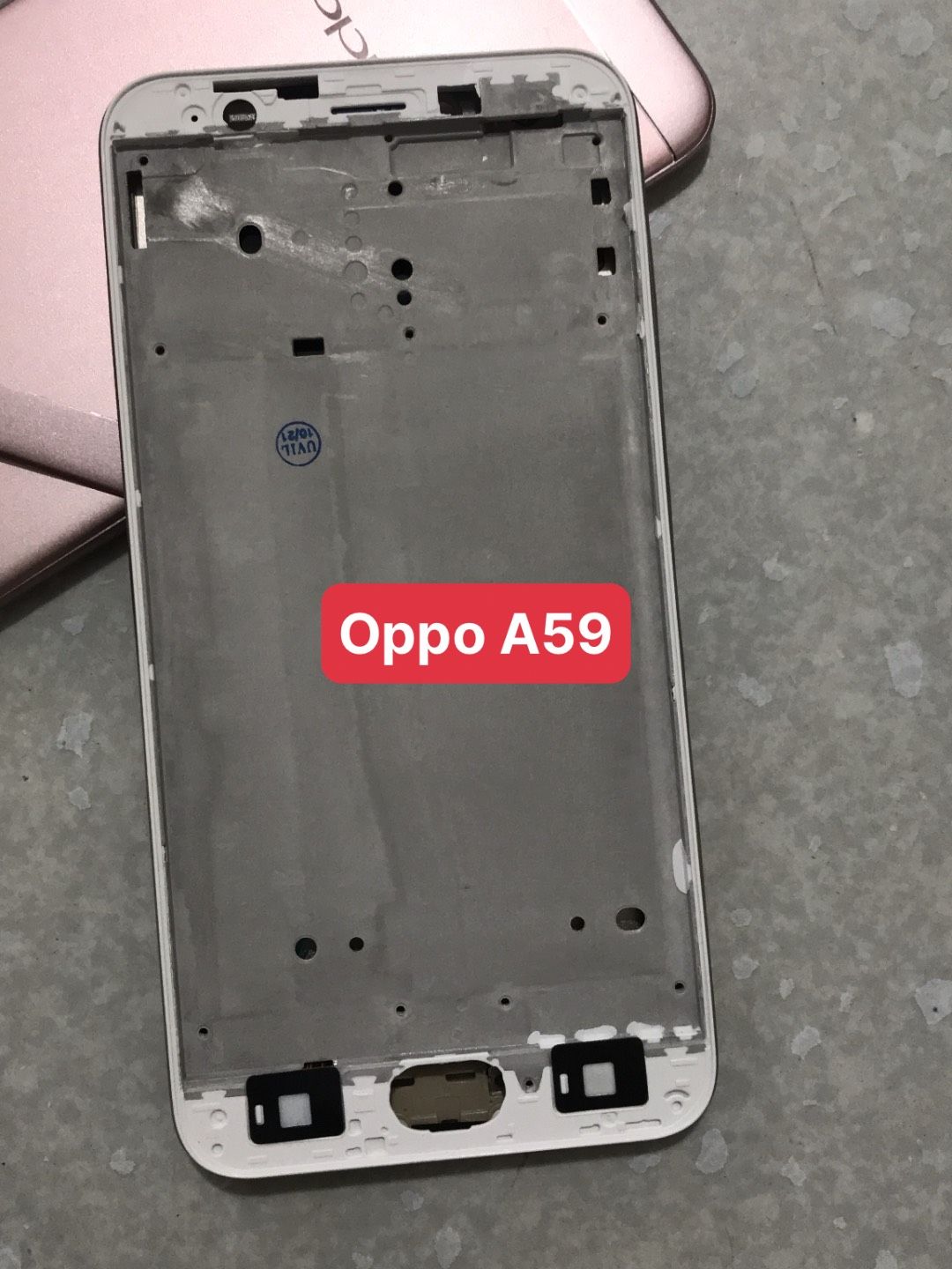 Bộ vỏ sườn Oppo A59 / F1s (bộ gồm lưng, xương, phím bấm ,Kính camera )