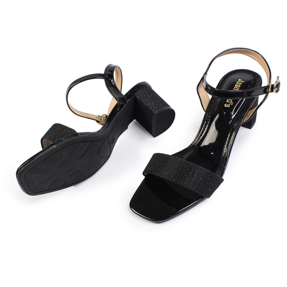Xăng đan cao gót 6cm da nhũ - Xuat 4808