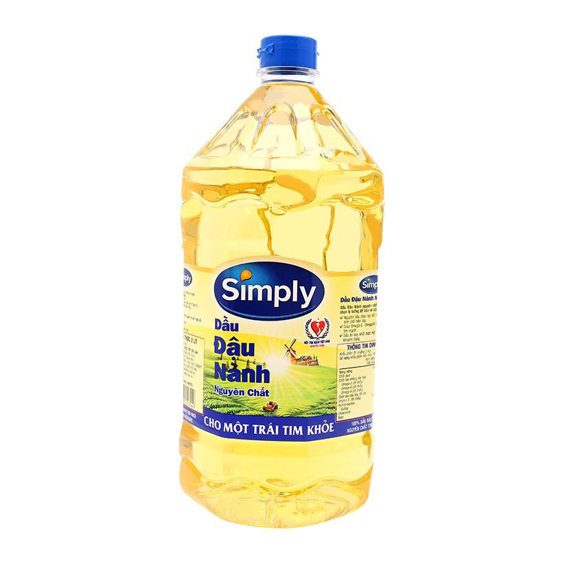Dầu đậu nành nguyên chất Simply 2 lít