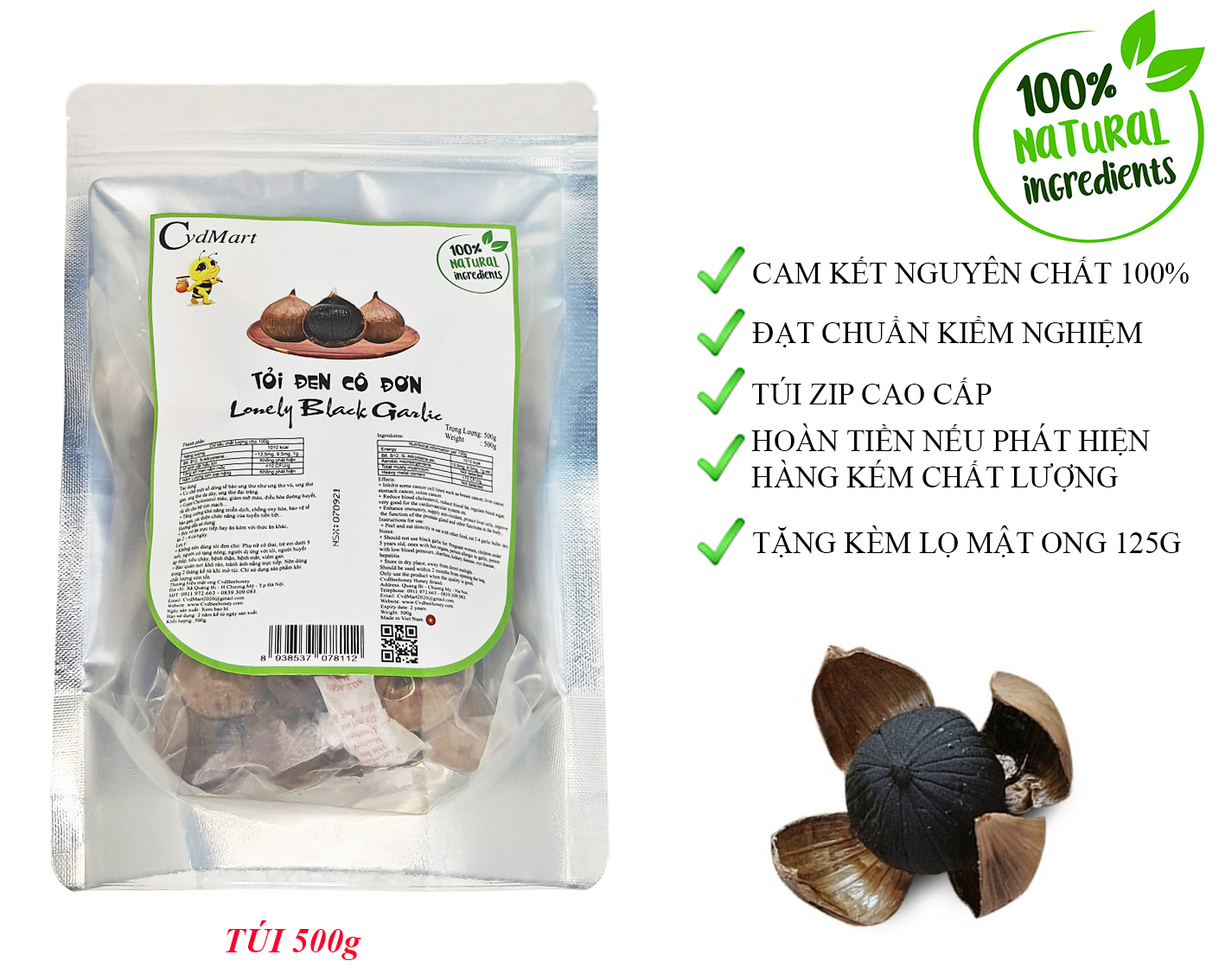 Tỏi Đen Cô Đơn [ 250 g]