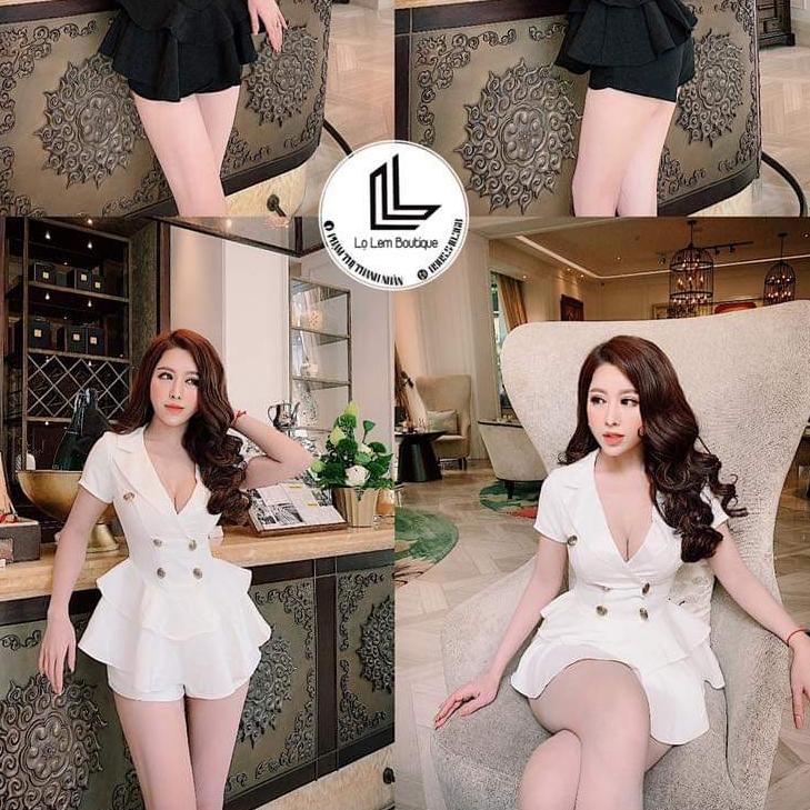 sét áo vest peplum quần short