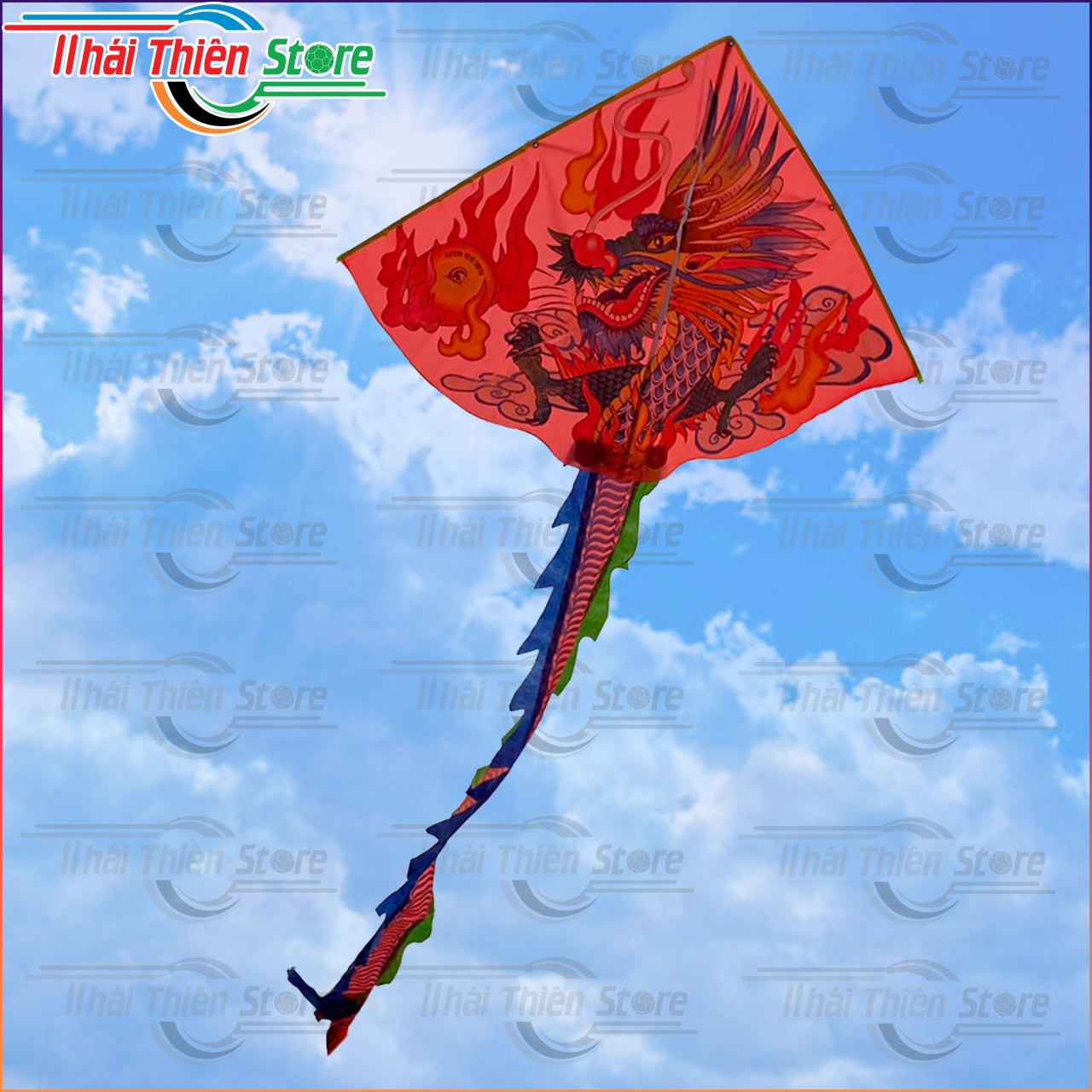 Diều Rồng Ghép Nhiều Màu Long Vân