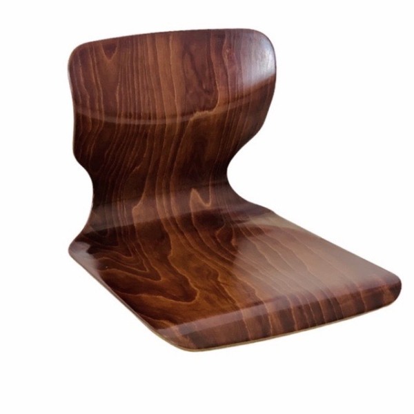 [HCM]Ghế ngồi Bệt Ghế tựa lưng ngồi bệt Gỗ Uốn Cong Kiểu Nhật Màu Nâu Đỏ- Plyconcept Toma Chair V5 KHÔNG TAY NẮM giá rẻ
