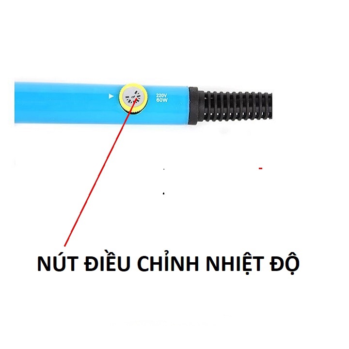 Mỏ hàn chì - Mỏ hàn thiếc 60w kèm 5 món phụ kiện