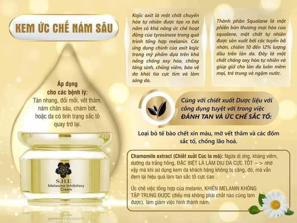 Kem Dưỡng Ức Chế Nám She