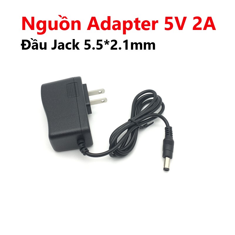 Nguồn Adapter 5V 1A/2A Đầu Jack 5.5*2.1mm