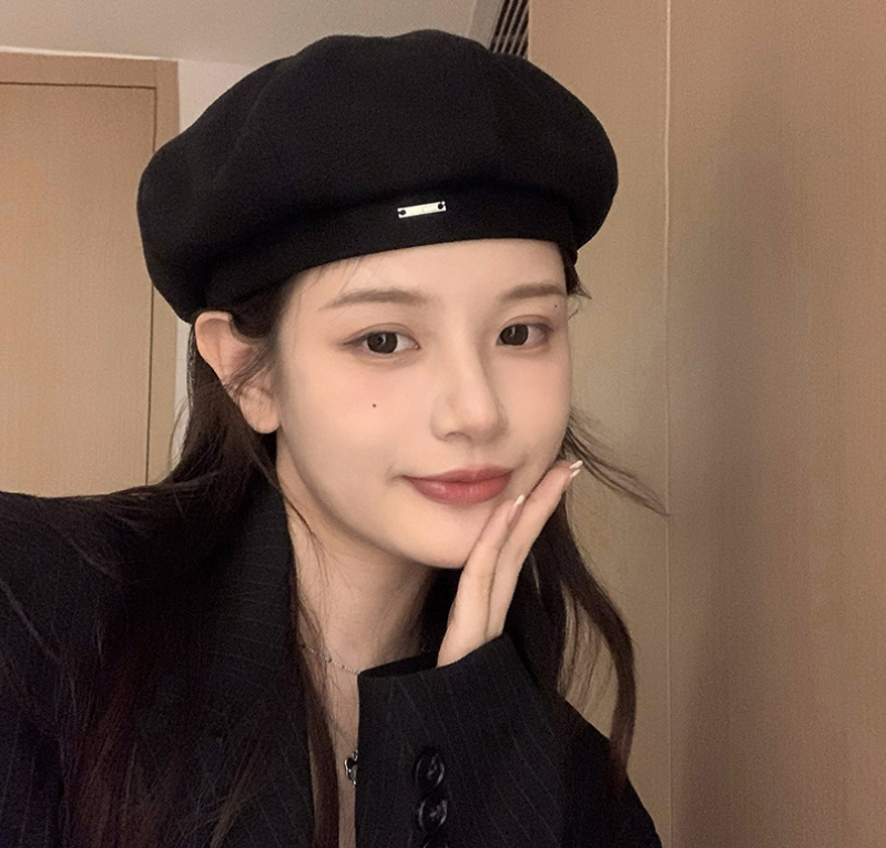 Mũ nồi ĐEN phong cách Ulzzang | ALL BLACK (M106)