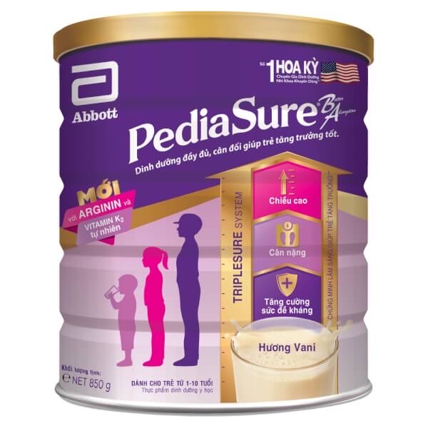 Sữa PediaSure BA 400g (1 - 10 tuổi) date t3/2023