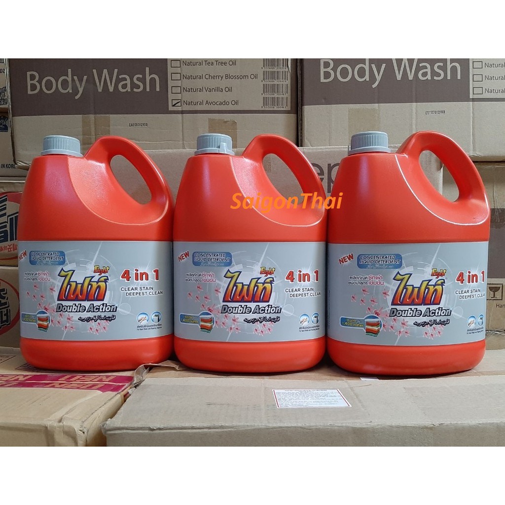 Nước giặt fight 4in1 thái lan 3000ml