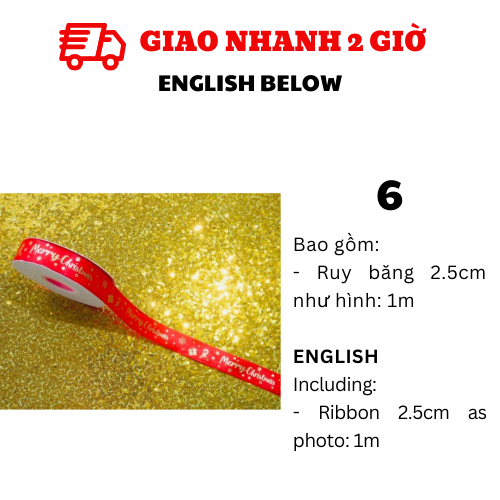 Ruy Băng Giáng Sinh - Noel Ribbons BBNE67