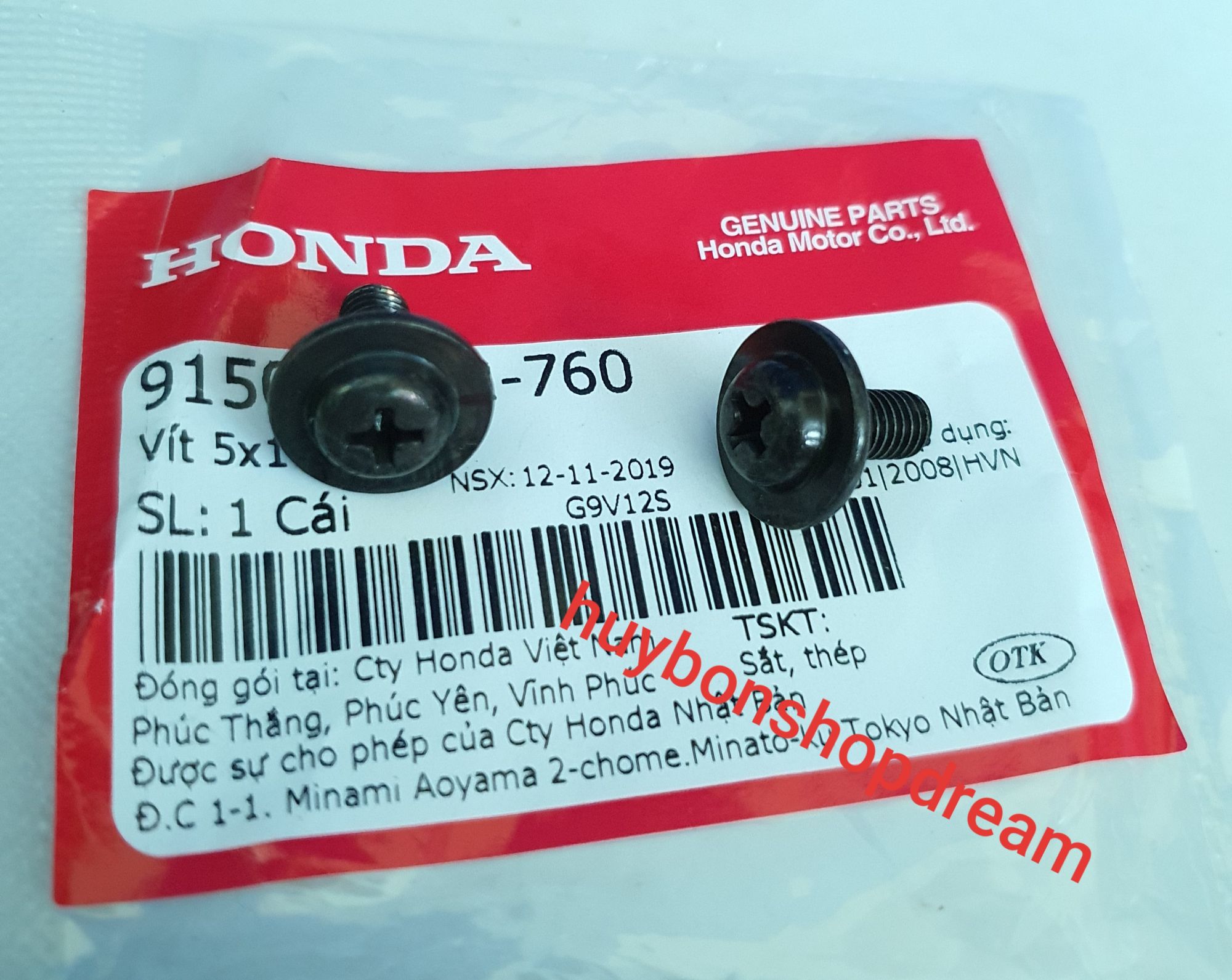 Ốc bắt pha xe Dream
