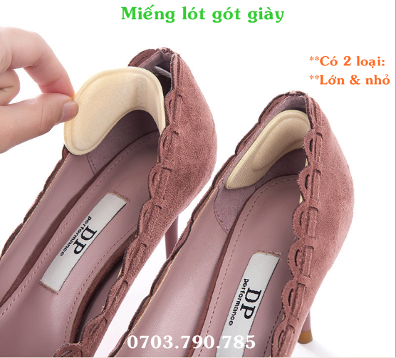 [HCM]1 Cặp miếng dán lót gót giày êm chân - LOẠI LỚN