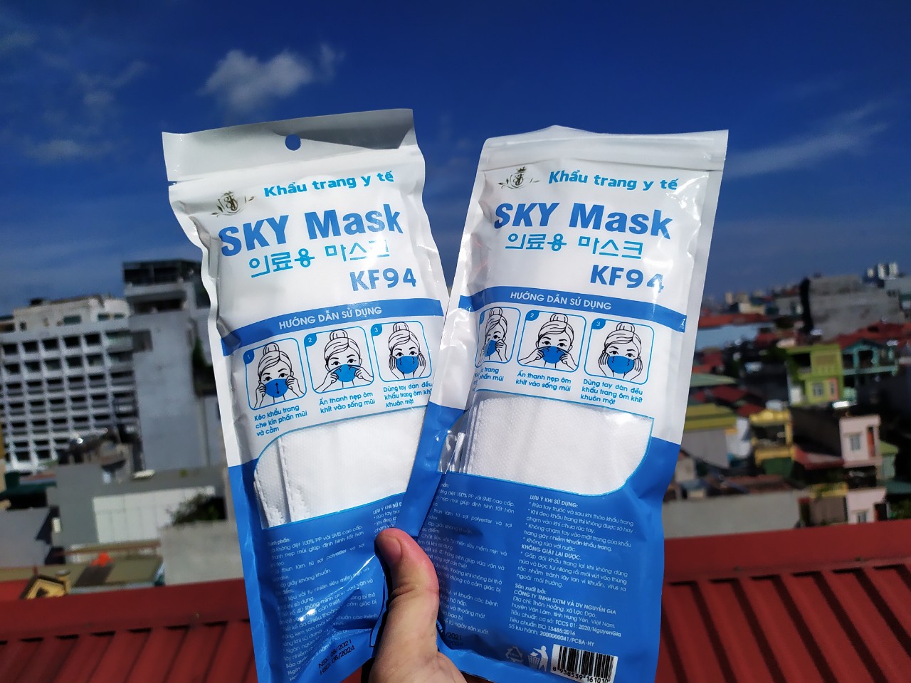 Khẩu trang y tế KF94 SKY MASK