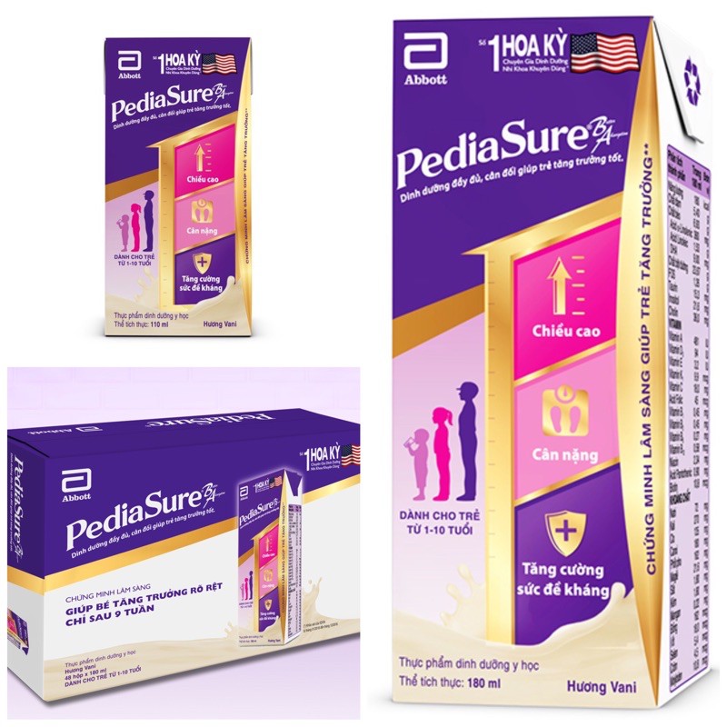 Sữa nước Pediasure Vani 110ml/hộp
