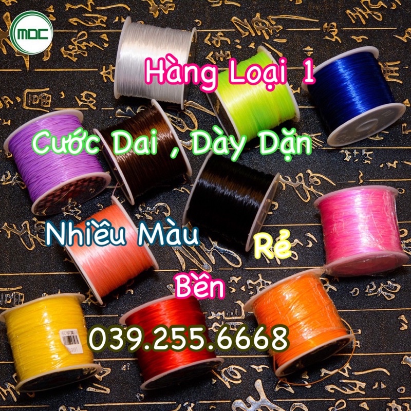 Cước chun xâu vòng tay 100m mẫu mới 2023 cước chun xâu vòng tay giá sỉ