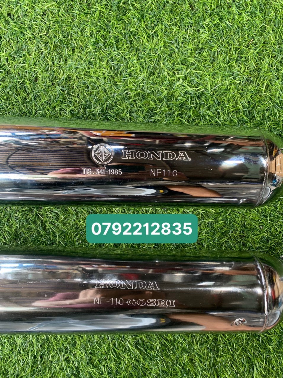 PÔ WAVE 110 MÓC HƠI ĐÁY ĐEN CỔ INOX