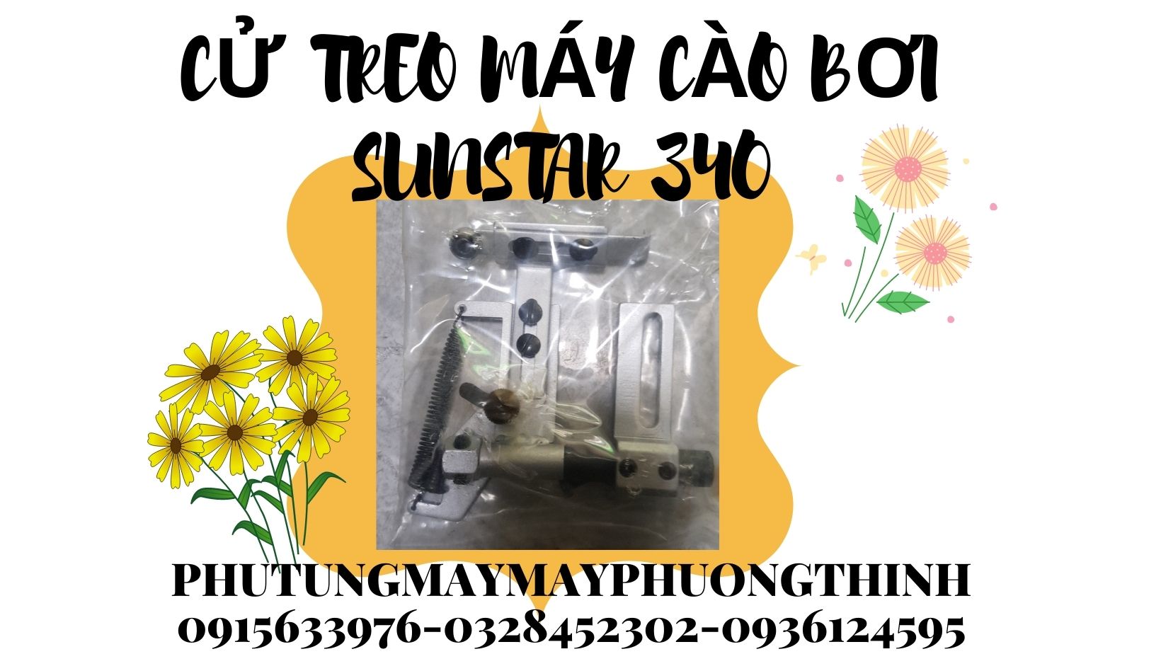 Cử treo máy cào bơi sunstar 340