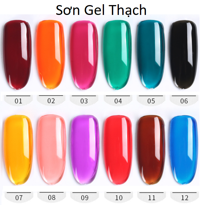 [HCM]Sơn gel AS - màu thạch mã HP