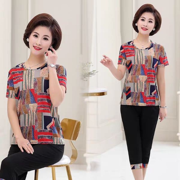 Bộ mặc nhà trung niên cho bà cho mẹ