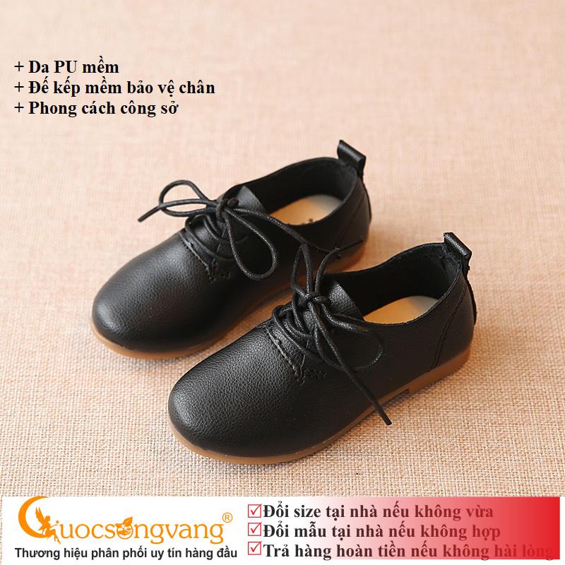 Giày dép trẻ em giày trẻ em kiểu giày tây đế kếp chống trượt GLG037 Cuocsongvang