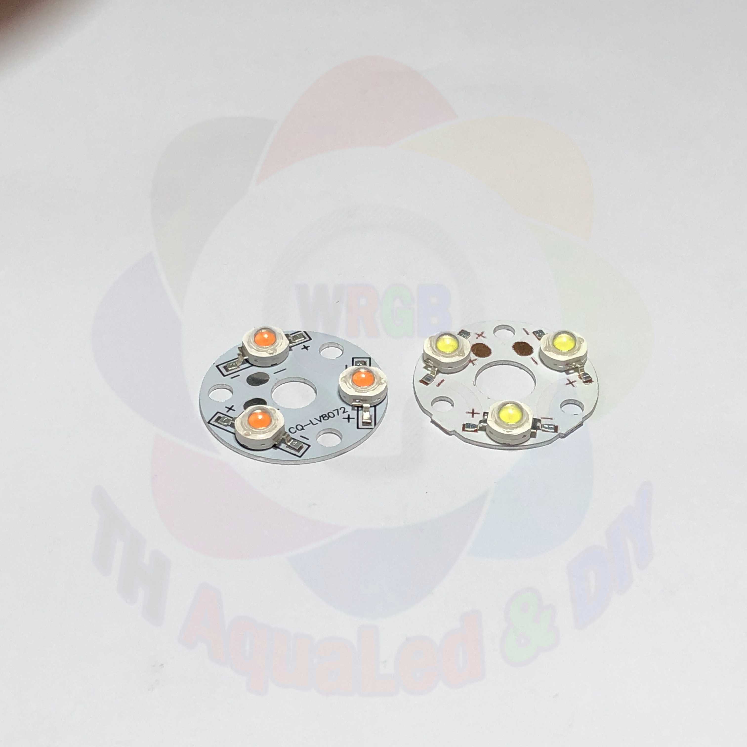 Mạch 3 LED Luxeon đế mạch 3 vị trí nối tiế dùng nguồn 9 volt cho đèn LED Luxeon mạch chuẩn dày chất lượng ít hao nguồn. Combo 5 cái