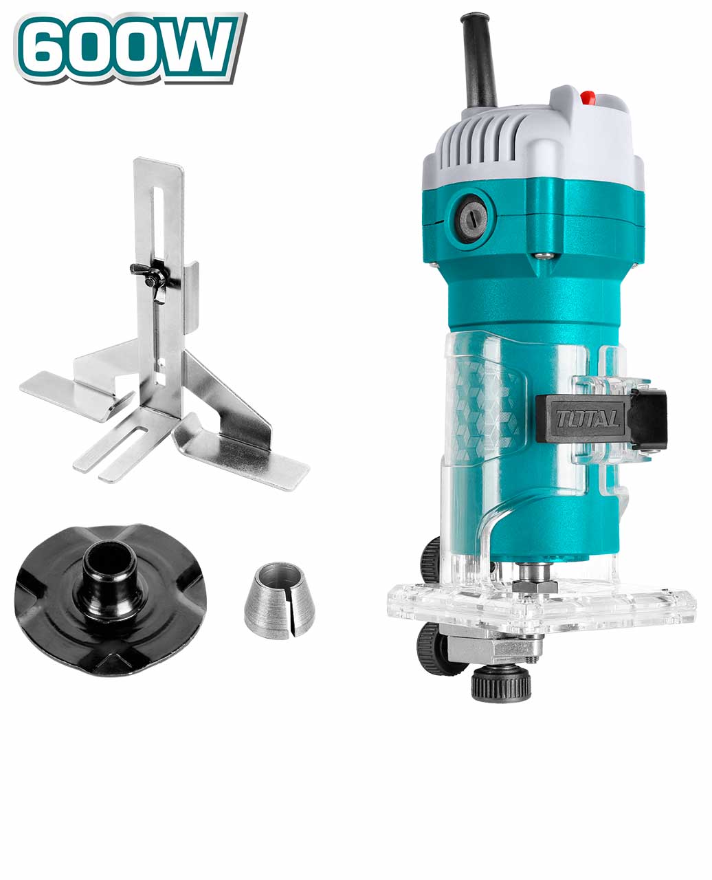 6.0mm máy phay 600w total tlt6001