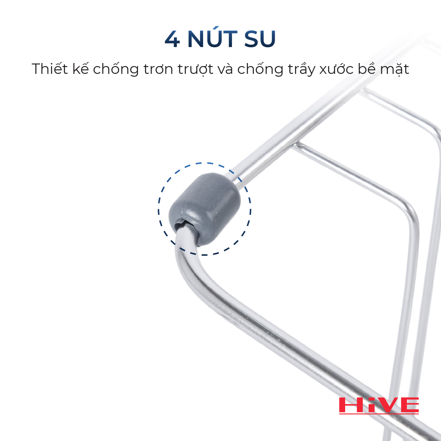Set Rổ DS 850 Inox HiVE Cao Cấp